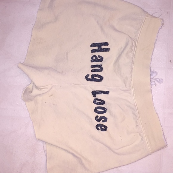 Yellow Hang Loose Shorts - Picture 2 of 2